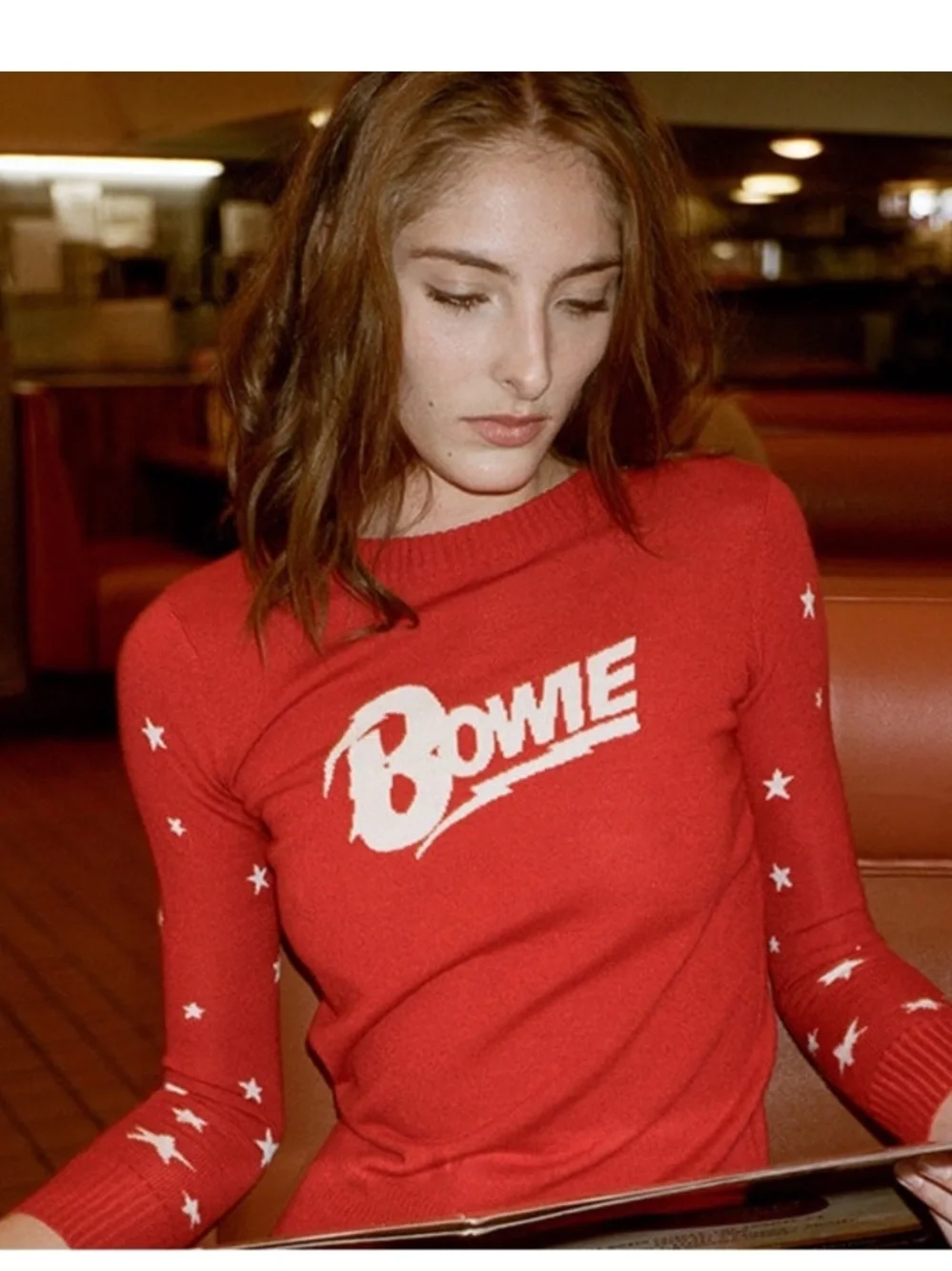 Stoned Immaculate x David Bowie Let’s Dance sweater 10th Anniversary Edition